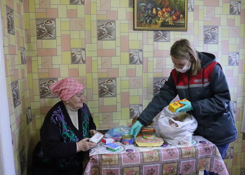 Пожилым людям Башкирии вновь будут доставлять продукты