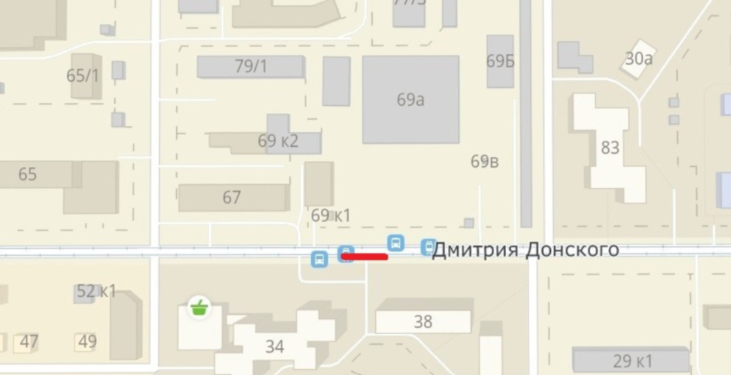 В Уфе на месяц перекроют половину улицы Дмитрия Донского