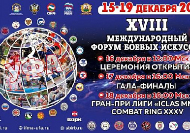 В Уфе пройдет «XVIII Международный Форум боевых искусств»