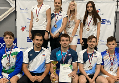 Бадминтонисты из Башкирии взяли бронзу на чемпионате России
