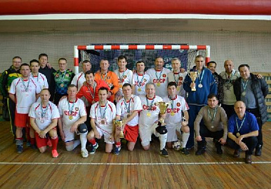 Команда "СССР" стала чемпионом Башкирии по мини-футболу среди ветеранов