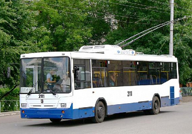 В Уфе временно закрыто движение троллейбусов по улице Российской