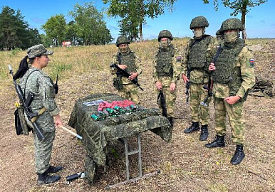 Башкирский батальон продолжает  тренировки