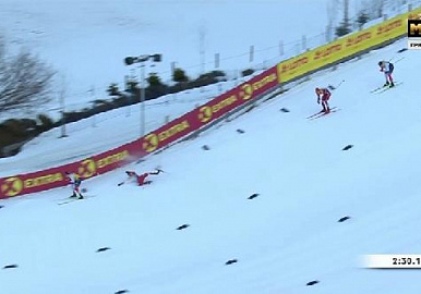 Большунов и Терентьев не смогли выйти в финал спринта на "Тур де Ски"