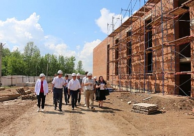 В Уфе  проинспектировали строительство школы в Кузнецовском затоне 