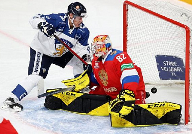 Сборная России по хоккею уступила Финляндии в стартовом матче Евротура