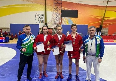 Башкирские самбисты завоевали 9 медалей в Казани