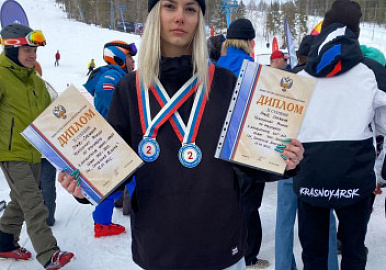 Фристайлистка из Башкирии завоевала медали на первенстве страны