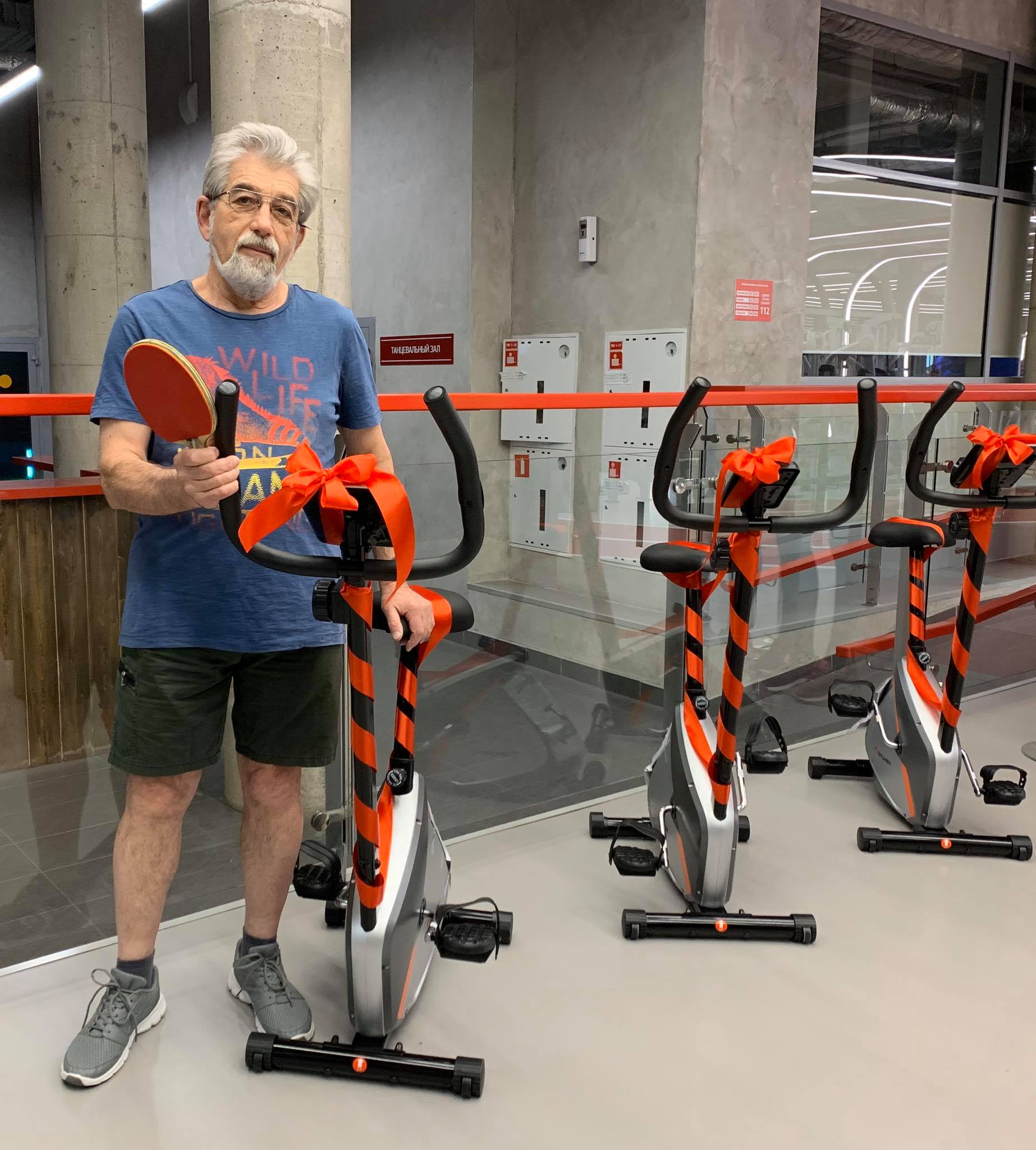 Уфимский фитнес-клуб презентовал велотренажеры своим клиентам 65+
