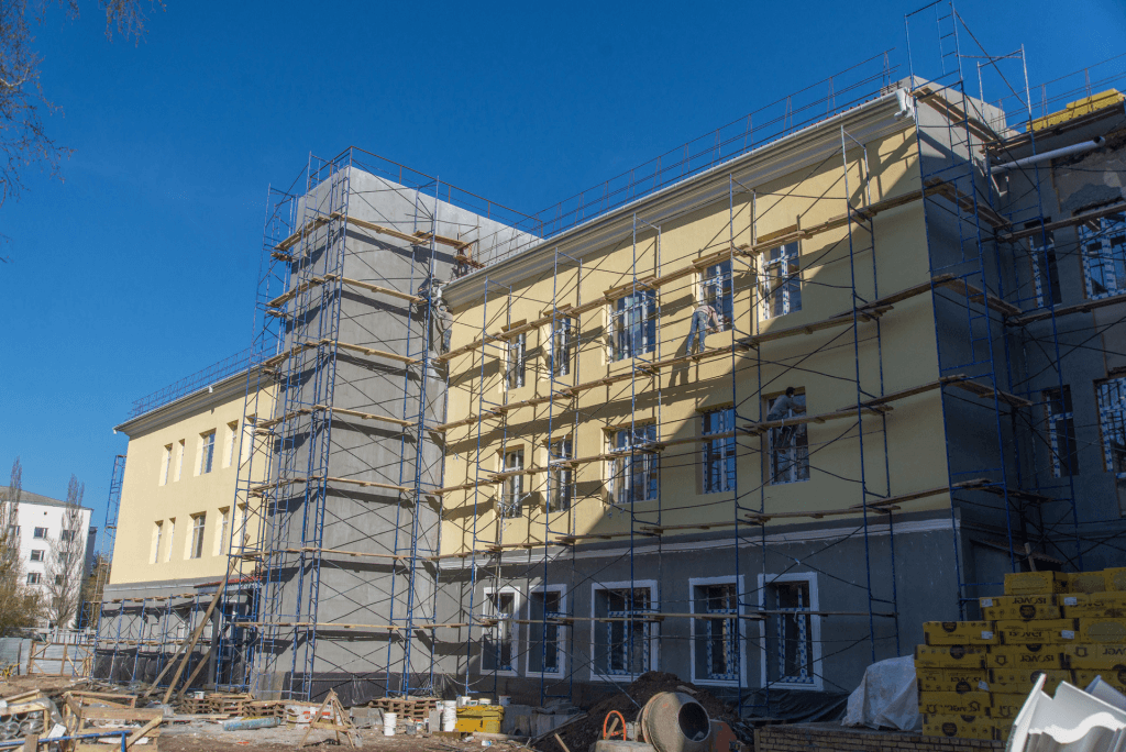 В башкирском городе строится хирургический корпус больницы