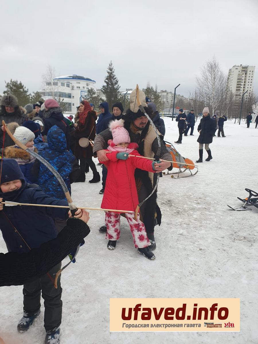 В парке «Кашкадан» целый день проходил зимний сабантуй «Настоящая Башкирия»